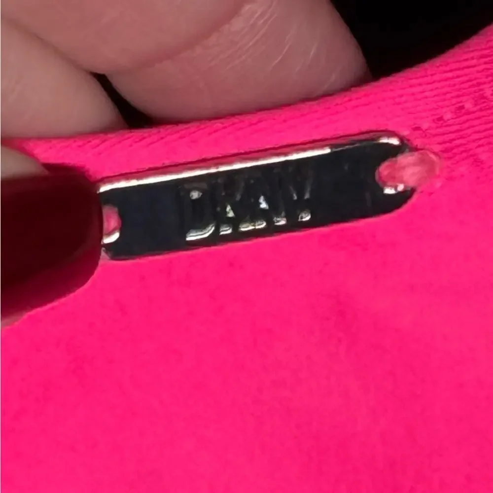 NWT | DKNY |  One-Piece Swimsuit | Hot Pink/Black | Size 6 - Picture 9 of 16